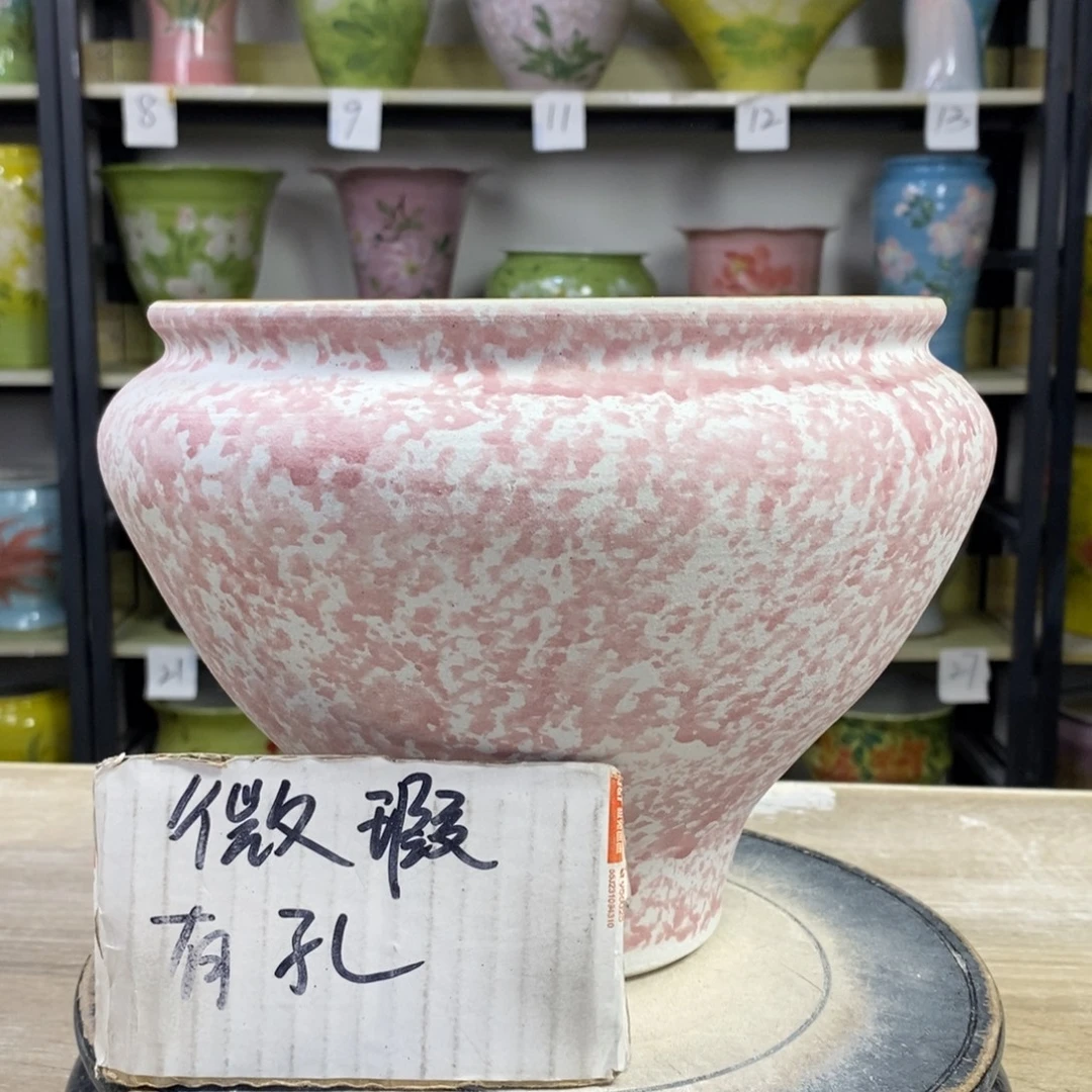 景德镇手工手绘陶瓷花盆