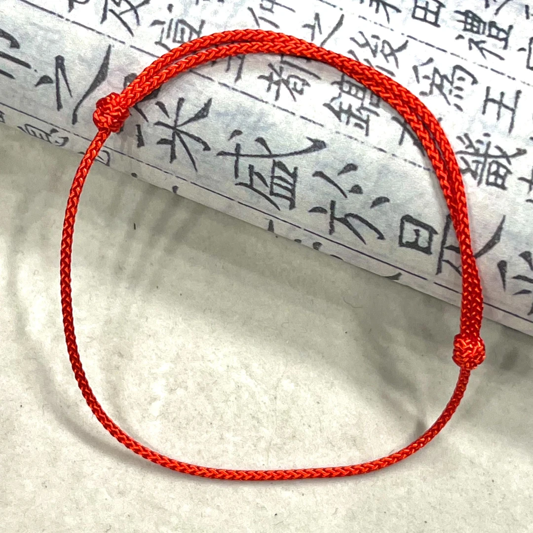 非金属布艺手链 禧红·红绳手工时尚百搭编织