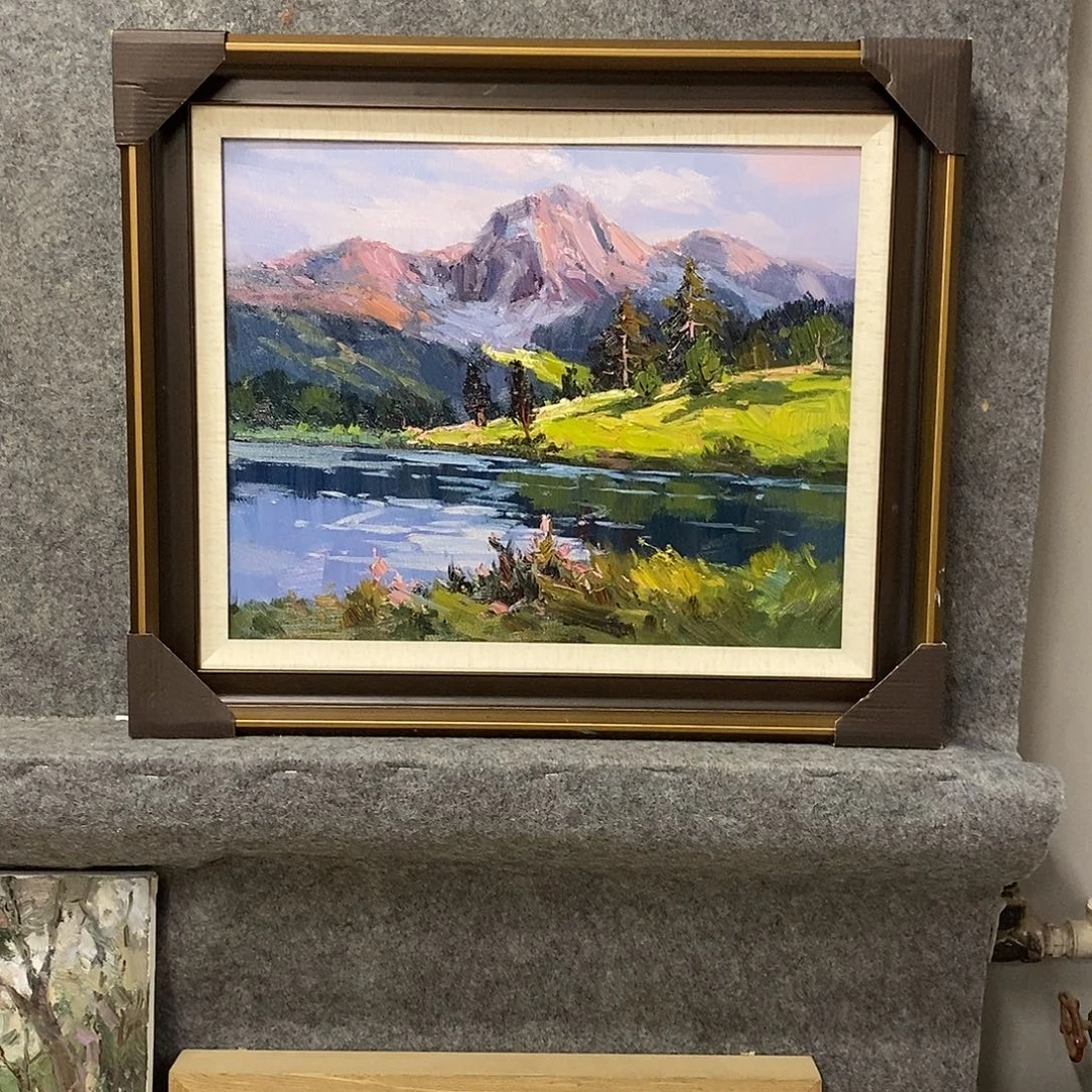 油画带外框画芯尺寸40x50cm