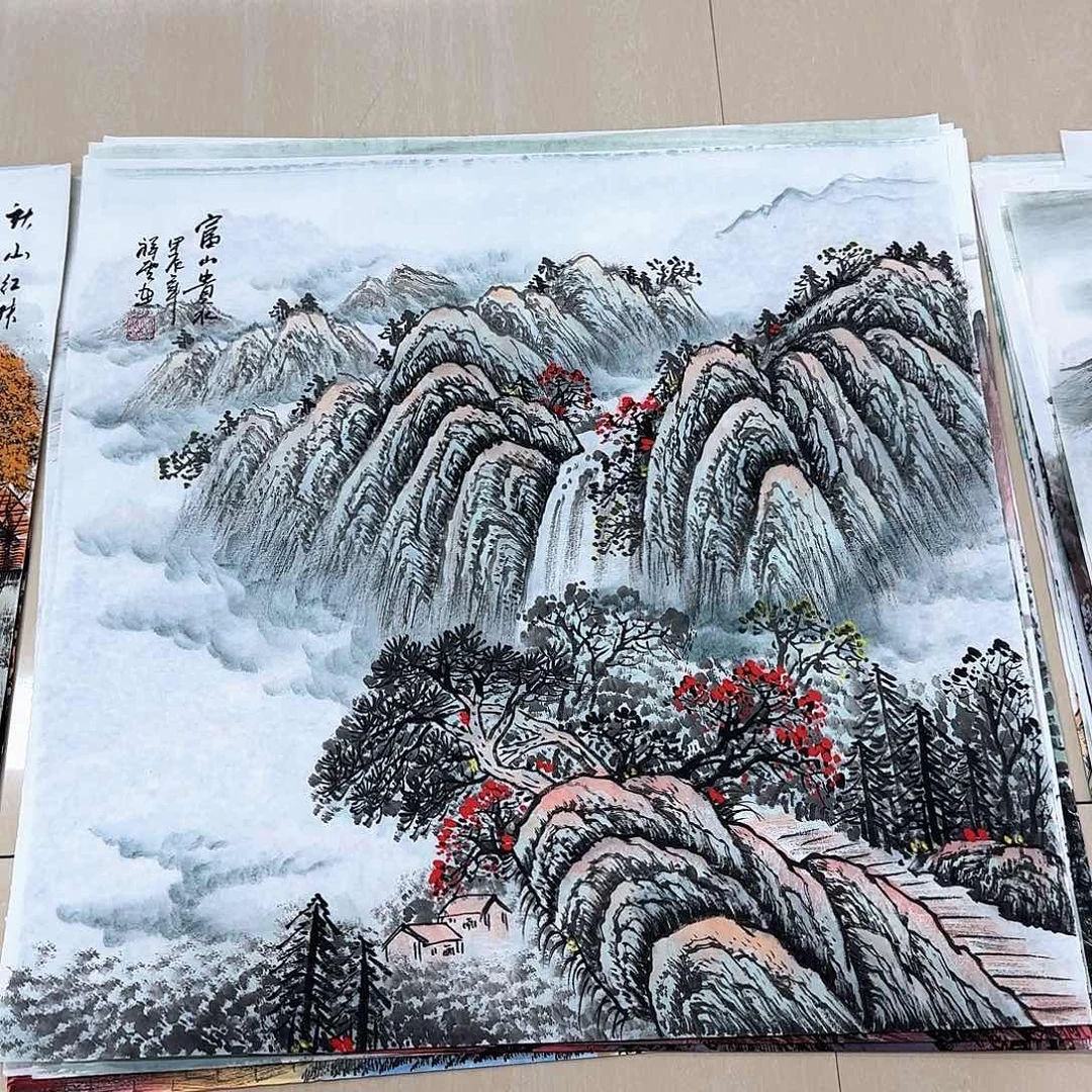 国画国画作品集一个