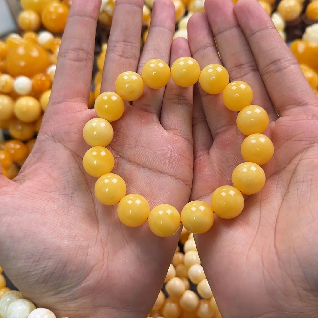 琥珀未镶嵌珠宝奇石15mm同料