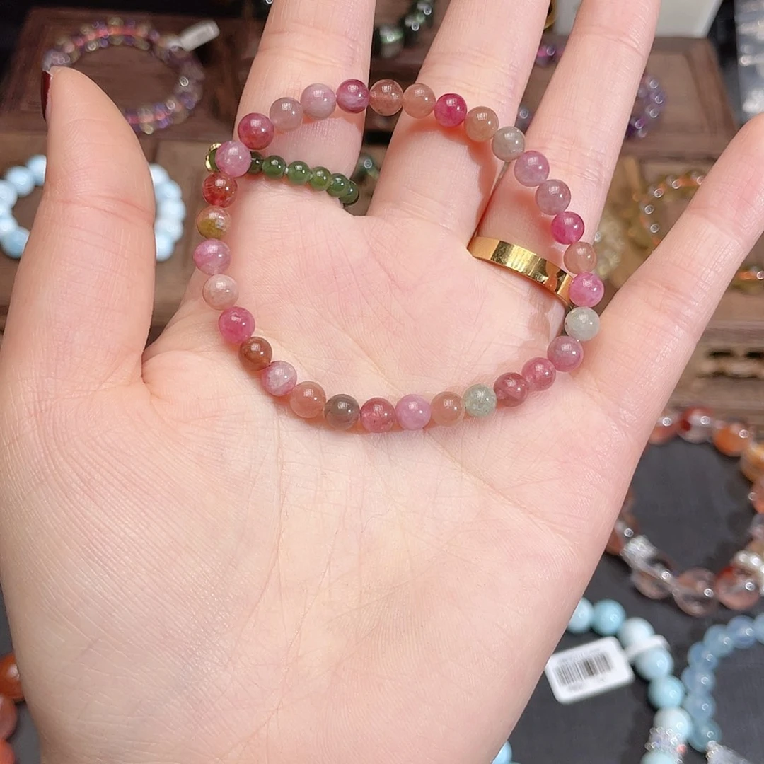 水晶手链未镶嵌碧玺