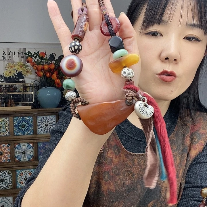 蜜蜡项链未镶嵌项链