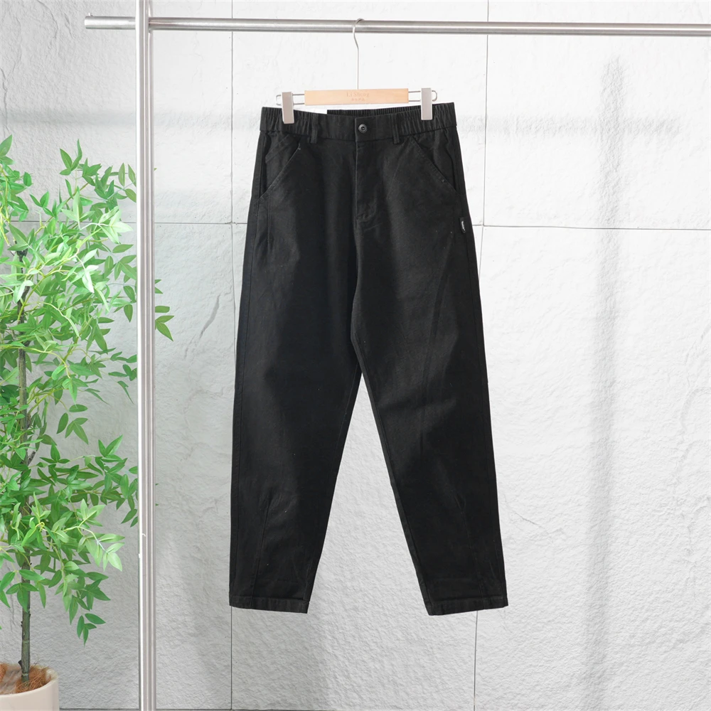 【退货补运费】秋季98棉男士时尚简约百搭松紧腰休闲裤ZJ281-8808