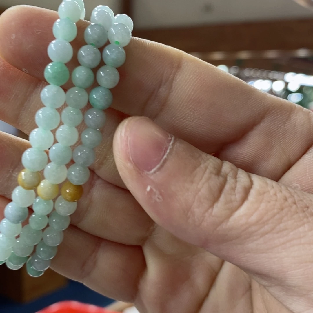 未镶嵌手链翡翠多样性发一