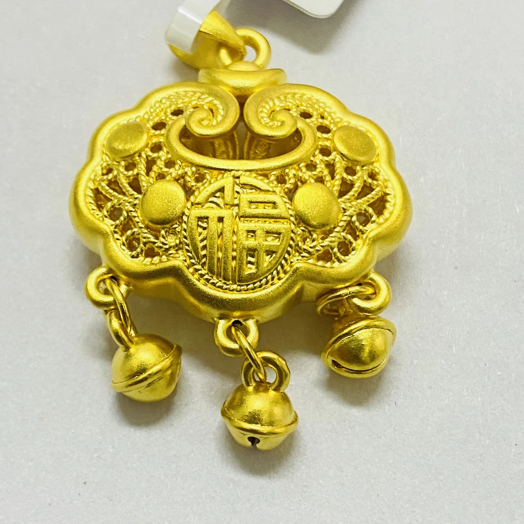 【小琪金选】 足金999 福字锁包  2.35