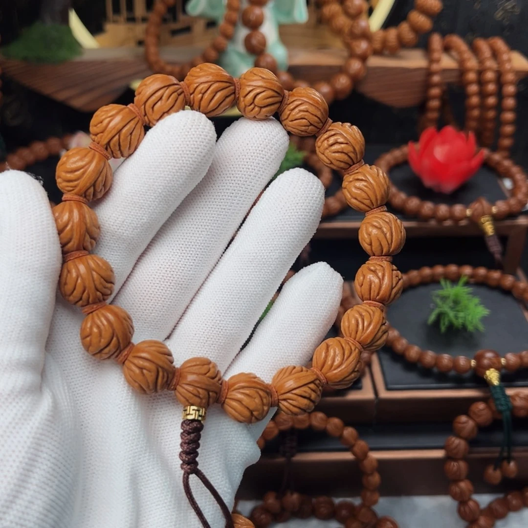 吊坠桃核14柳叶手持