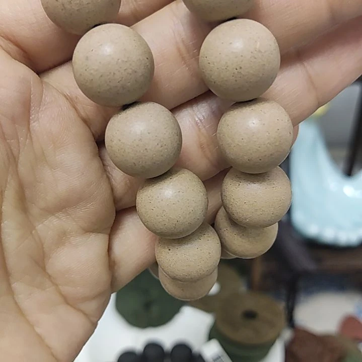 泥塑春白龙涎香方古法合香珠1.5尺寸38颗子