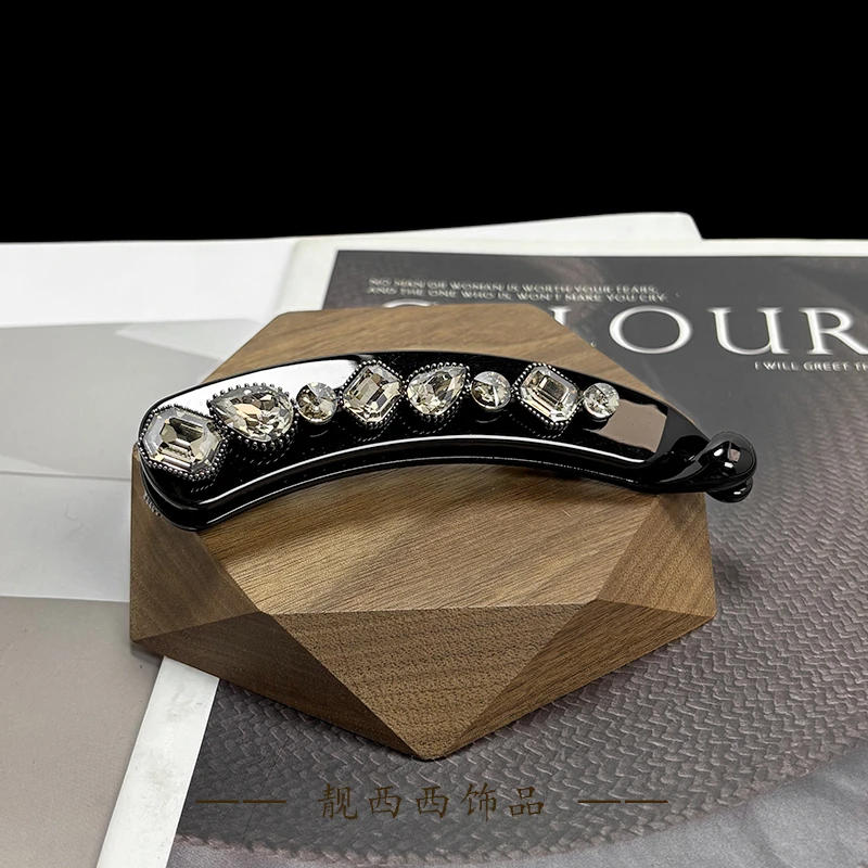 【LXX靓西西】439香蕉夹11厘米简约风休闲气质竖夹