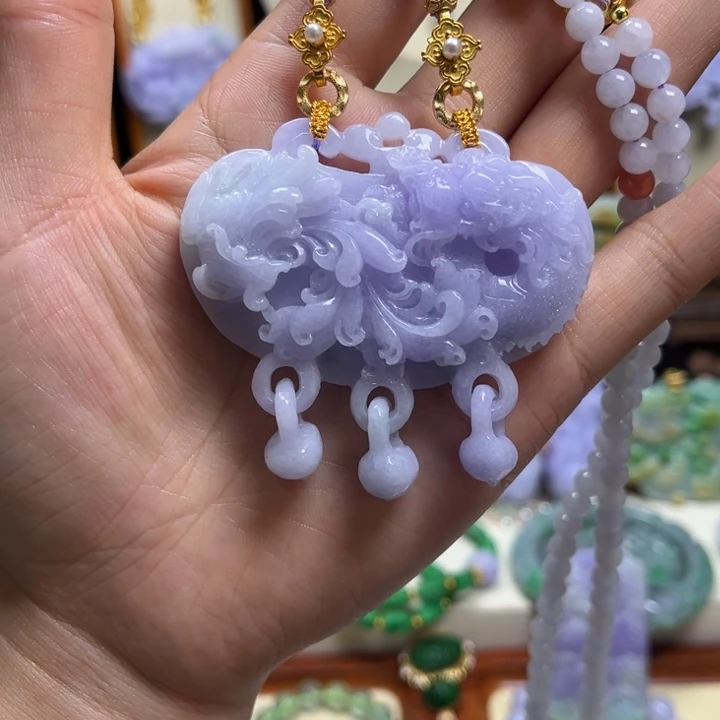 翡翠未镶嵌颈饰天然翡翠