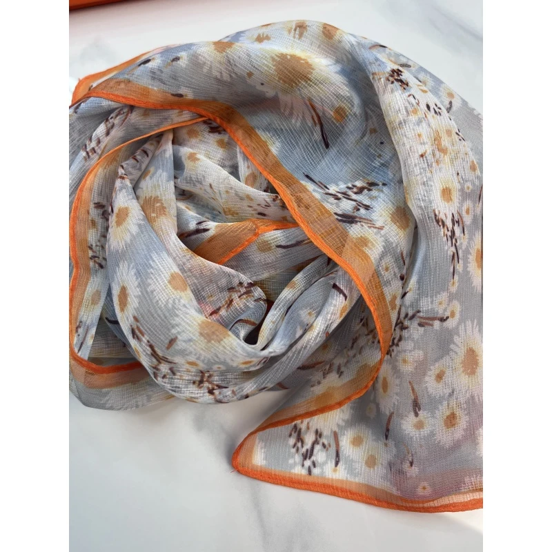 647 丝巾围巾女士披肩新款素雅百搭防晒优雅气质