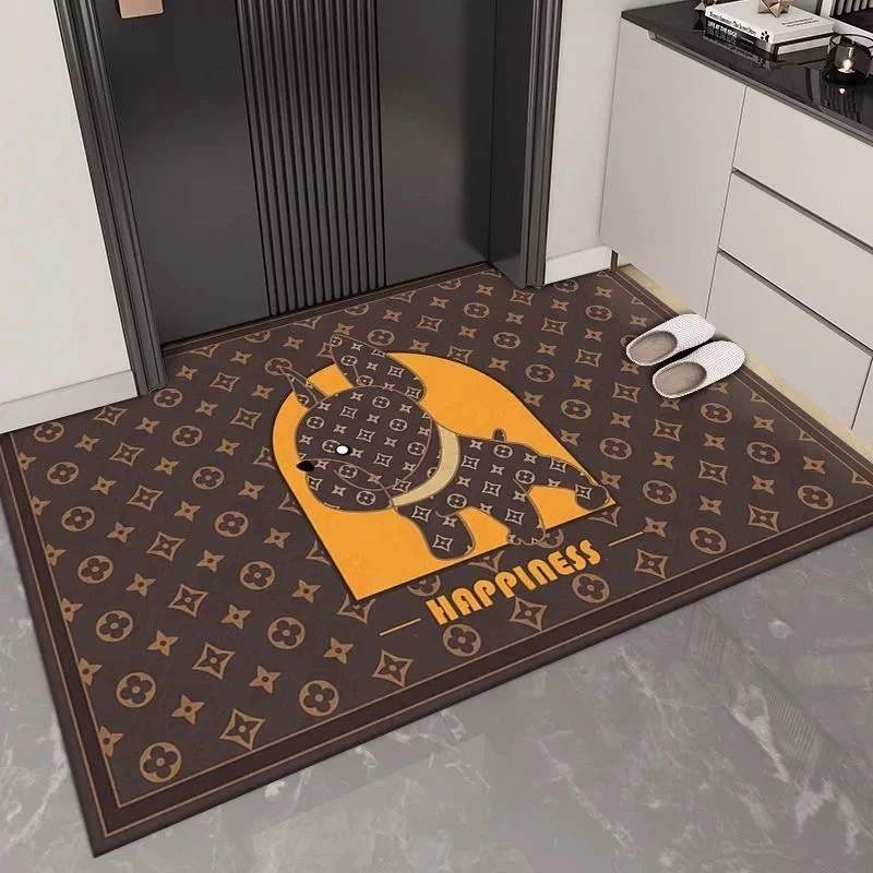 墨以-172【120x140】硅藻泥家用入户门地垫吸水防滑耐脏