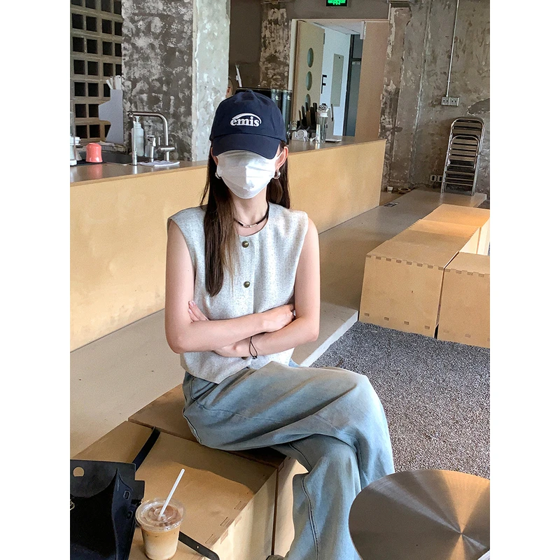 大小姐77 时髦老钱风 早秋重磅挺括有型小香无袖背心马甲