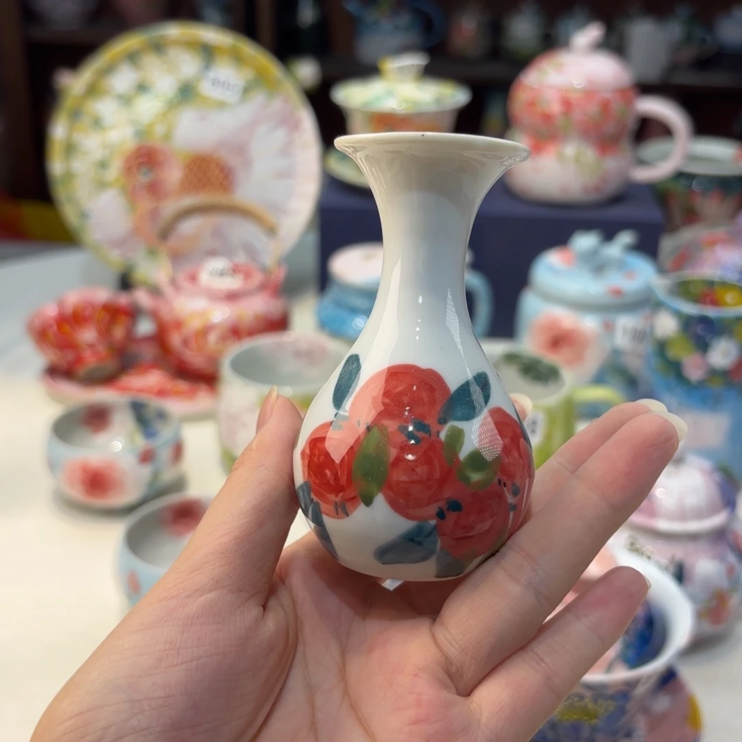 景德镇手绘高温釉下彩陶瓷茶具