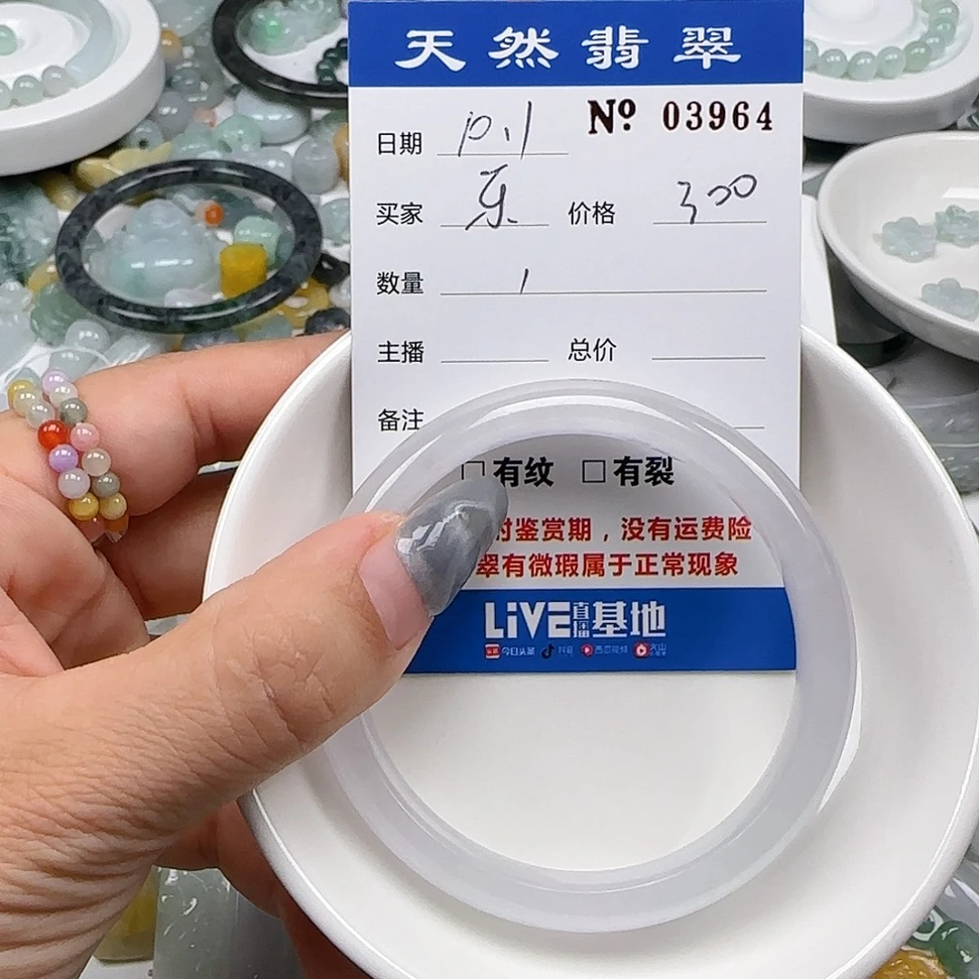 乐***儿翡翠未镶嵌颈饰555