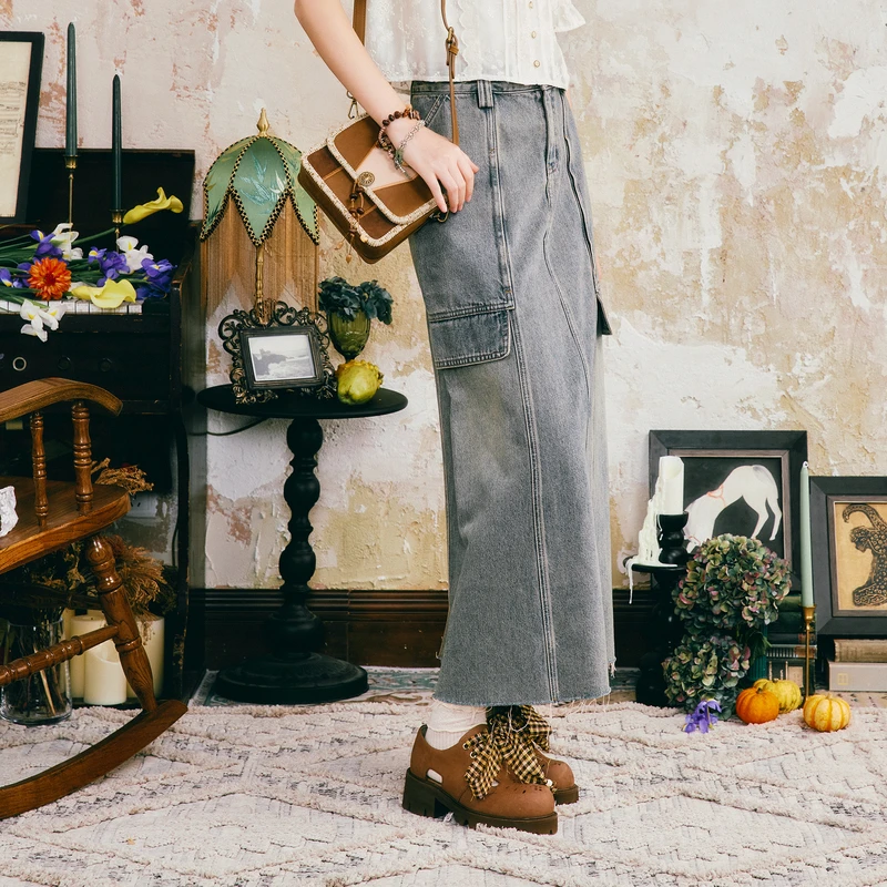 【小余专属】菀草壹2025夏季新款半身裙O04510421