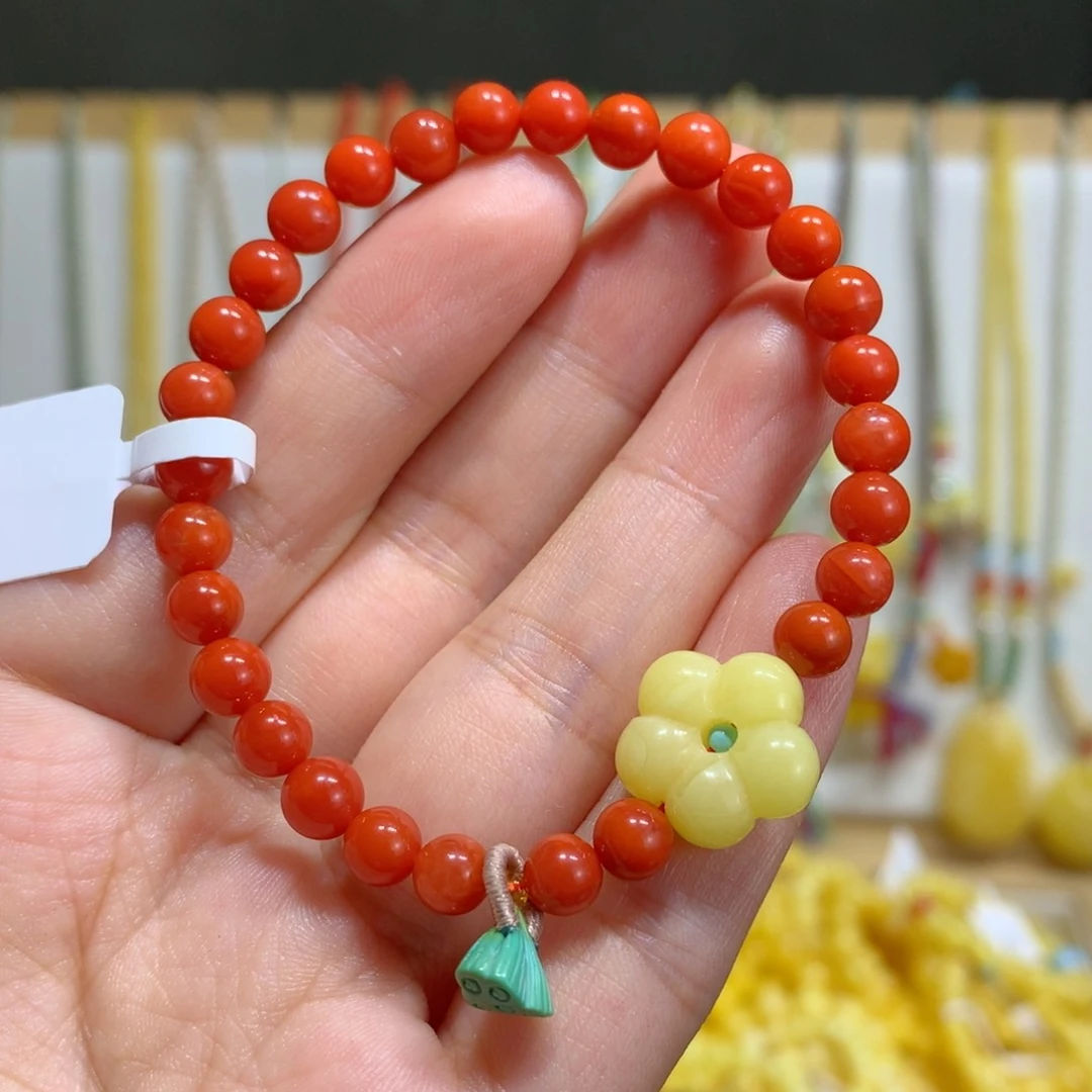 手链未镶嵌南红玛瑙5.7m m