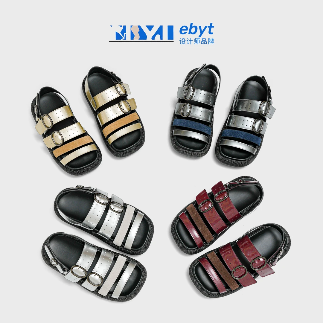 [ebyt]原创女鞋全网首发罗马凉鞋2025年夏季敲舒适轻便凉鞋5L139