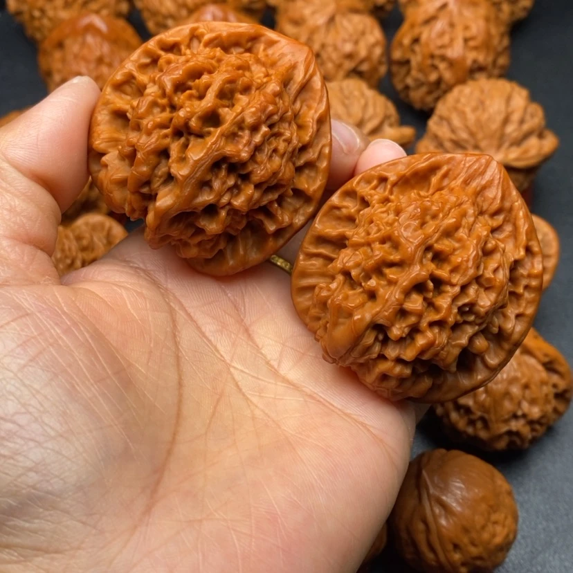 【闪购商品】文玩核桃把件46官帽