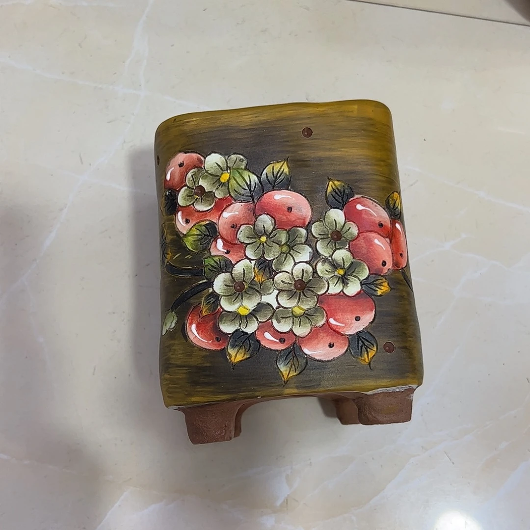 景德镇炫彩手绘口10高14.5