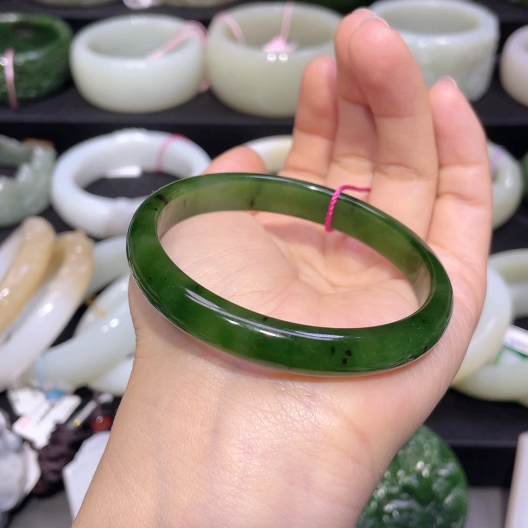 和田玉手镯未镶嵌80