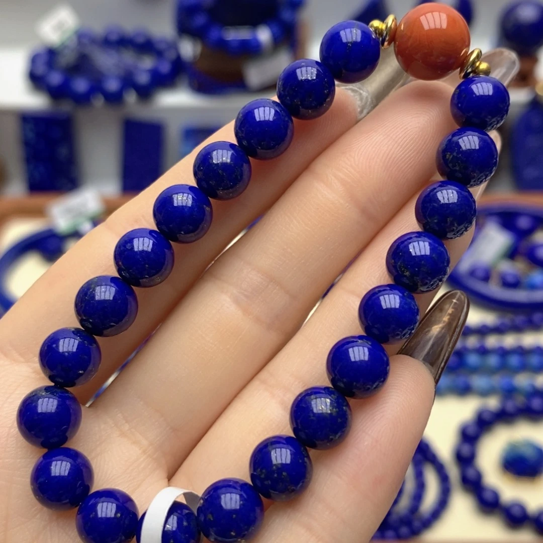 青金石未镶嵌手链8mm