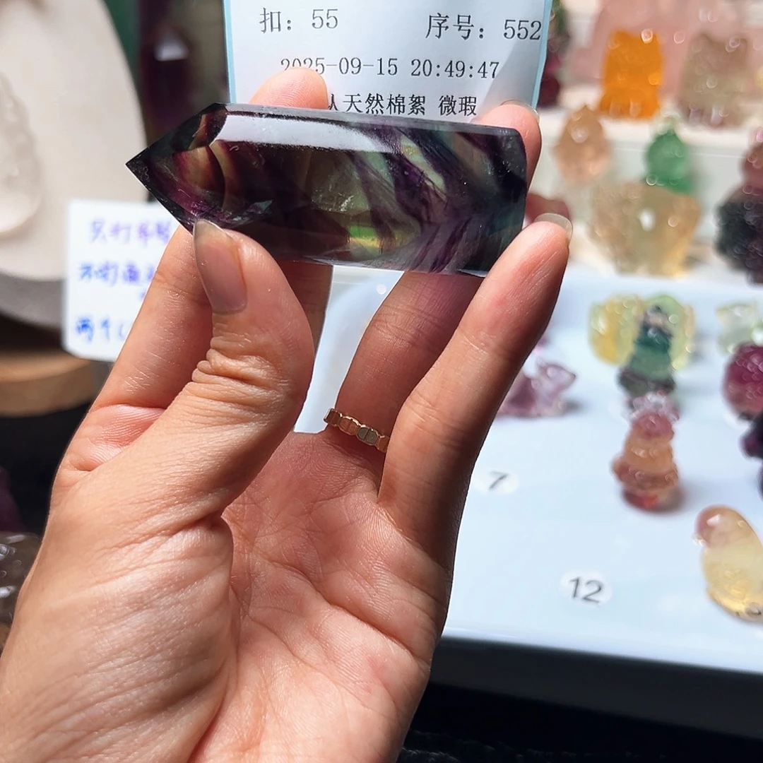 朵***朵未镶嵌萤石摆件萤石