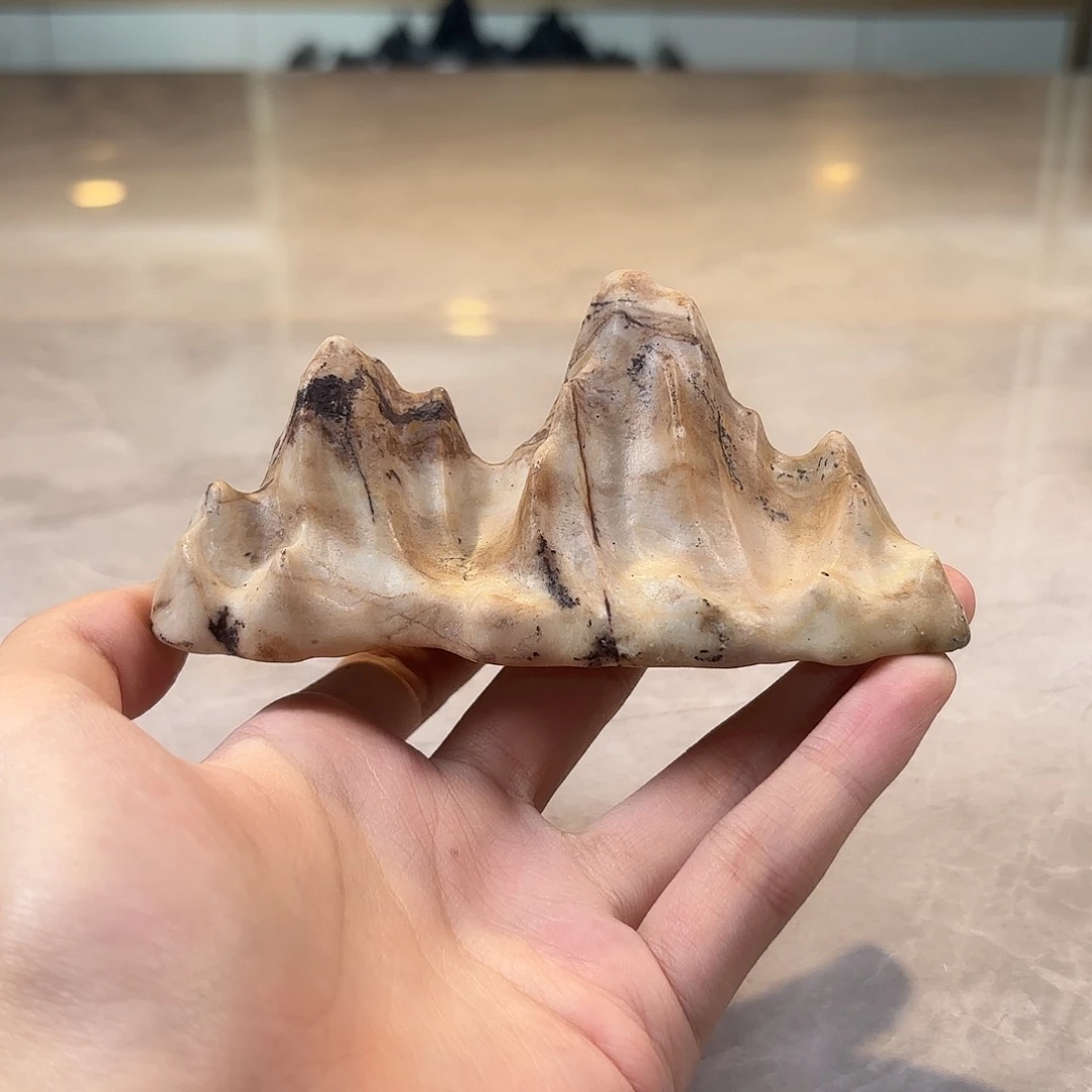 灵璧石手工雕刻奇石摆件