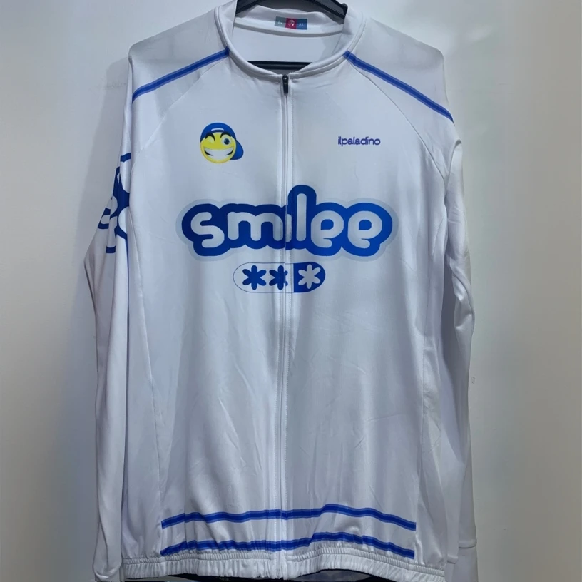 SQ 288【蓝白娃娃牛奶丝长袖男士】ILPALADINO专业版骑行服户外