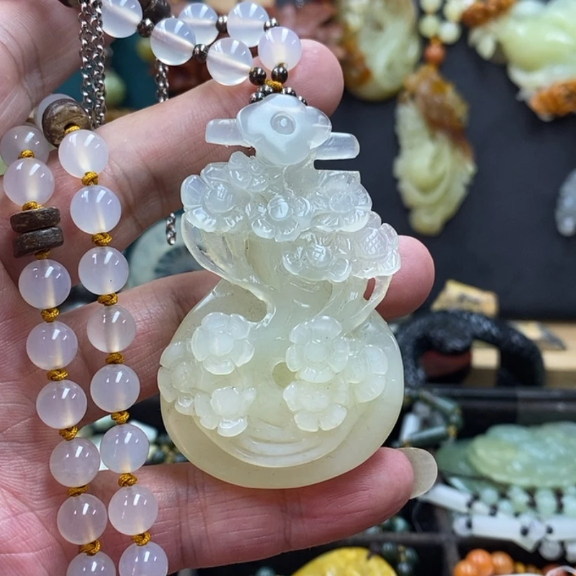 【闪购商品】蛇纹石玉吊坠未镶嵌