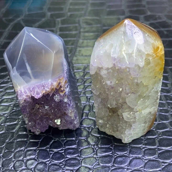 双晶柱未镶嵌水晶