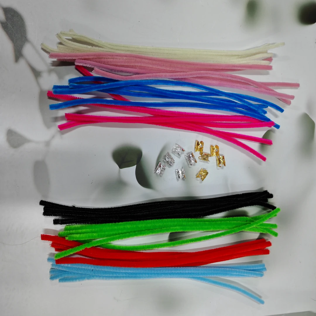 绒条套组手工diy加厚绒密材料包创意制作