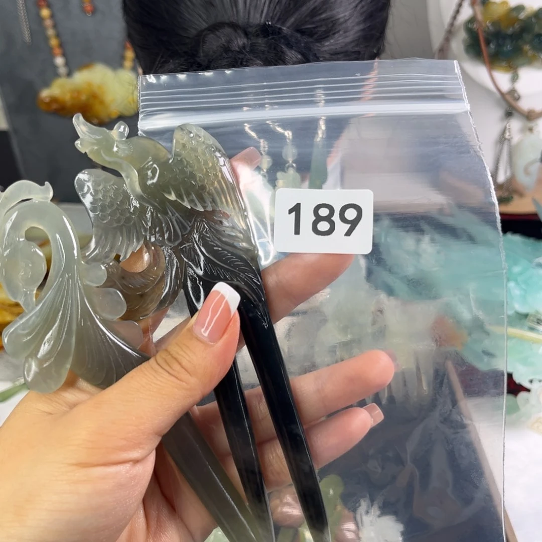 岫玉未镶嵌发饰h****6发簪