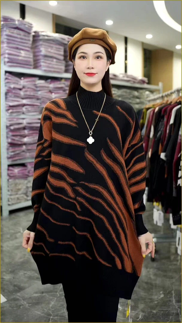 加厚保暖【烛火】秋冬时尚洋气高端大气上档次毛衣上衣-9313#