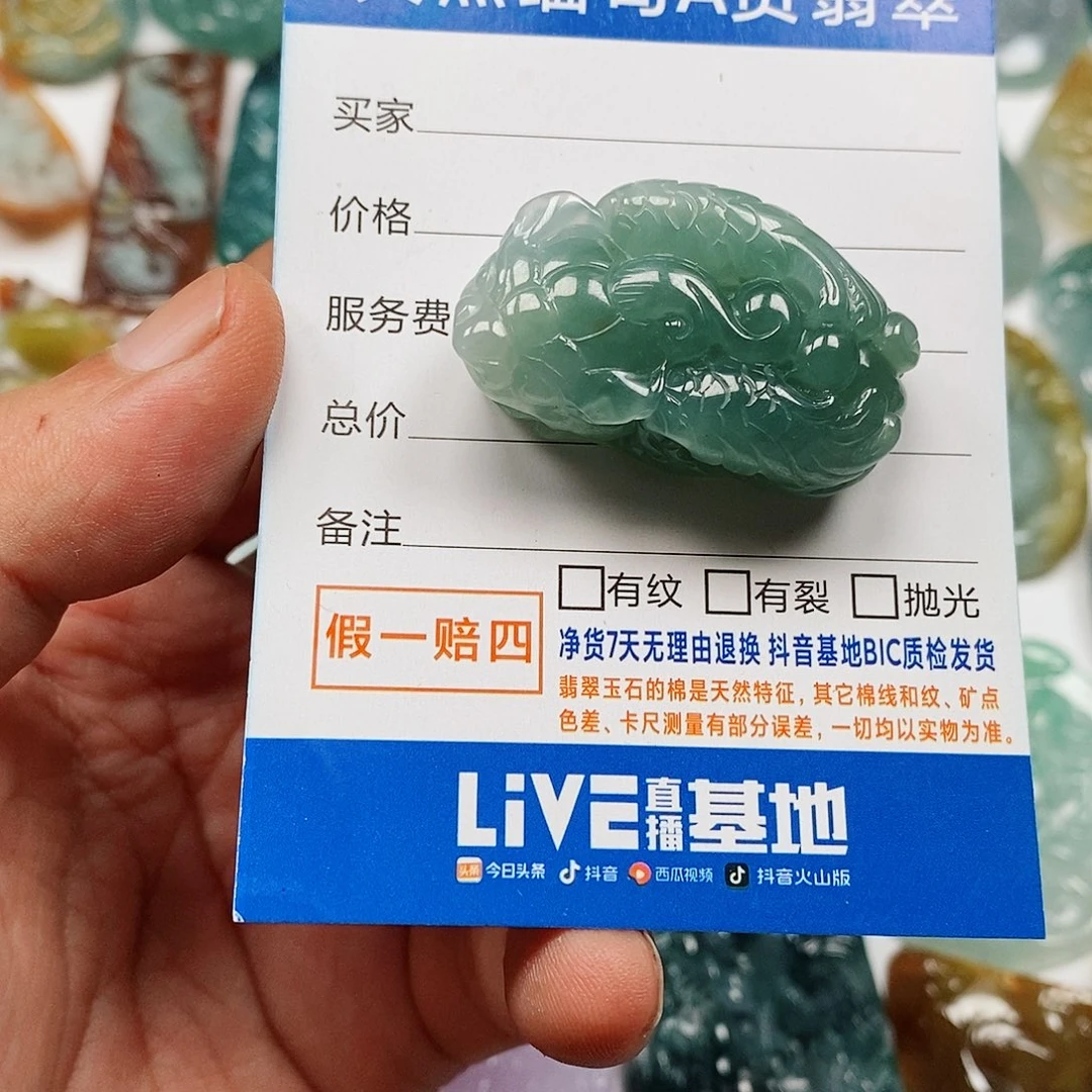 颈饰未镶嵌翡翠貔貅