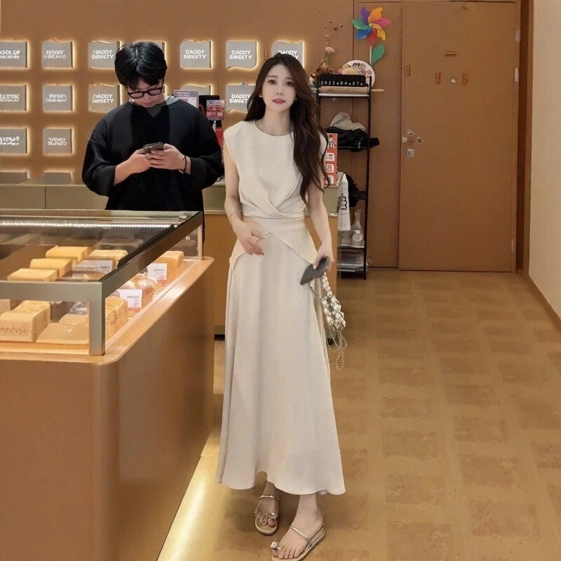夏季新款韩版时尚不规则系带上衣套装搭高腰显瘦半身财阀千金女装