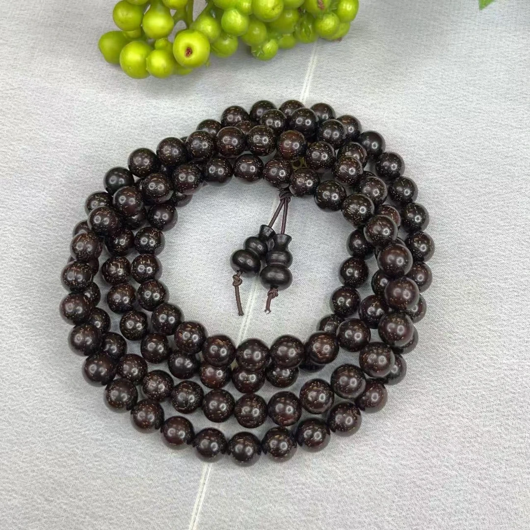 小叶紫檀8mm多圈手串