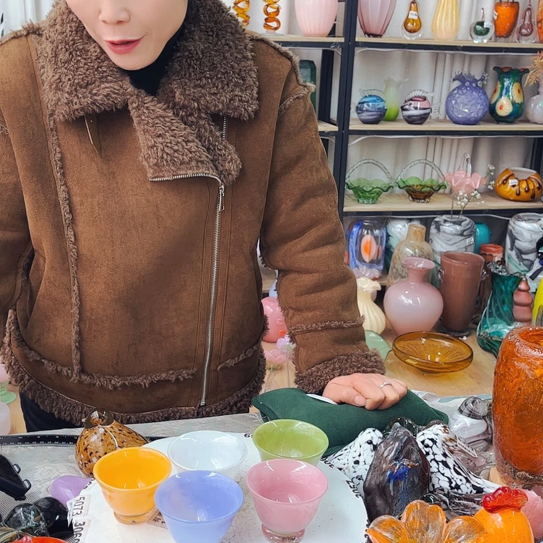 5个碗杯家悦琉璃工艺品