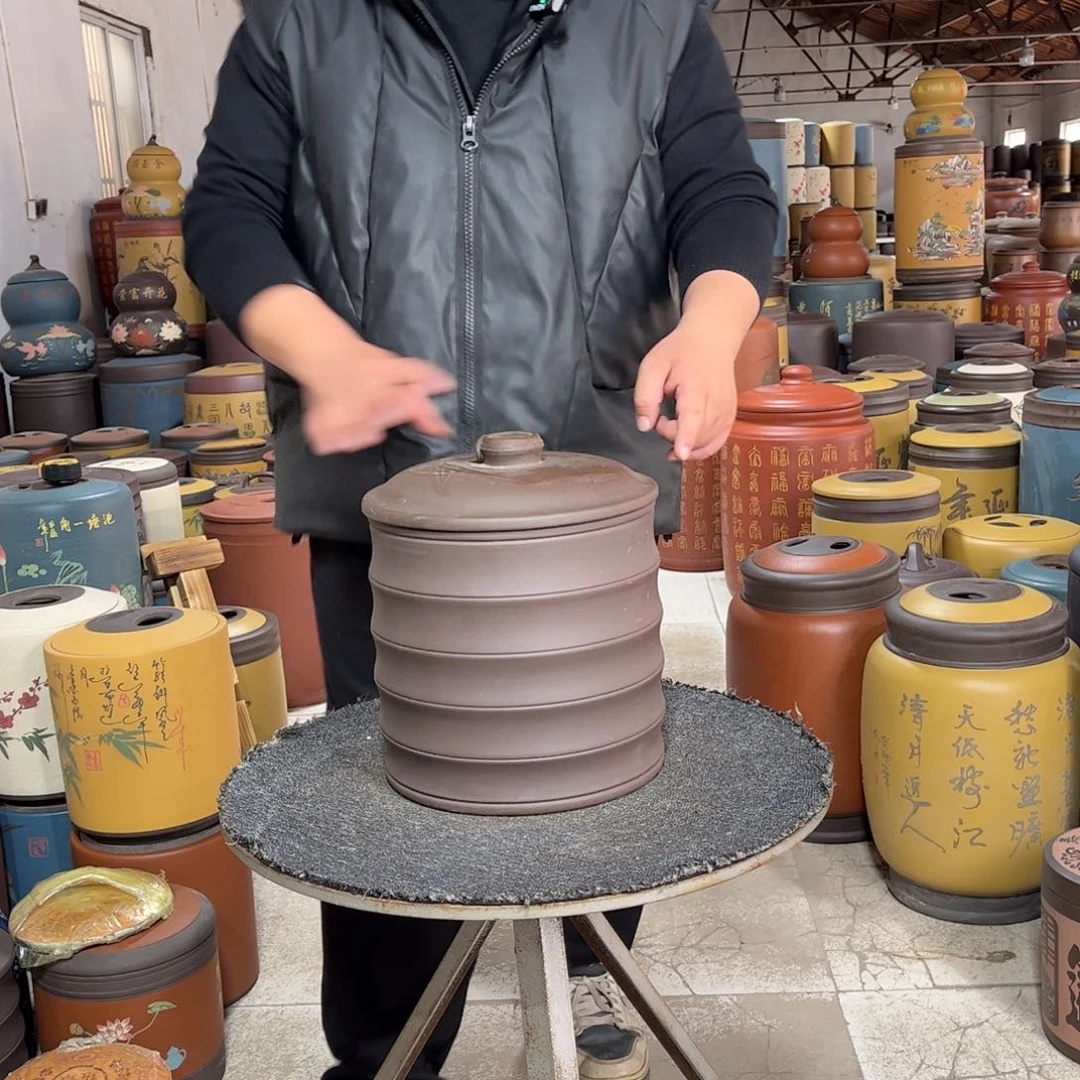 紫砂茶叶罐茶叶罐