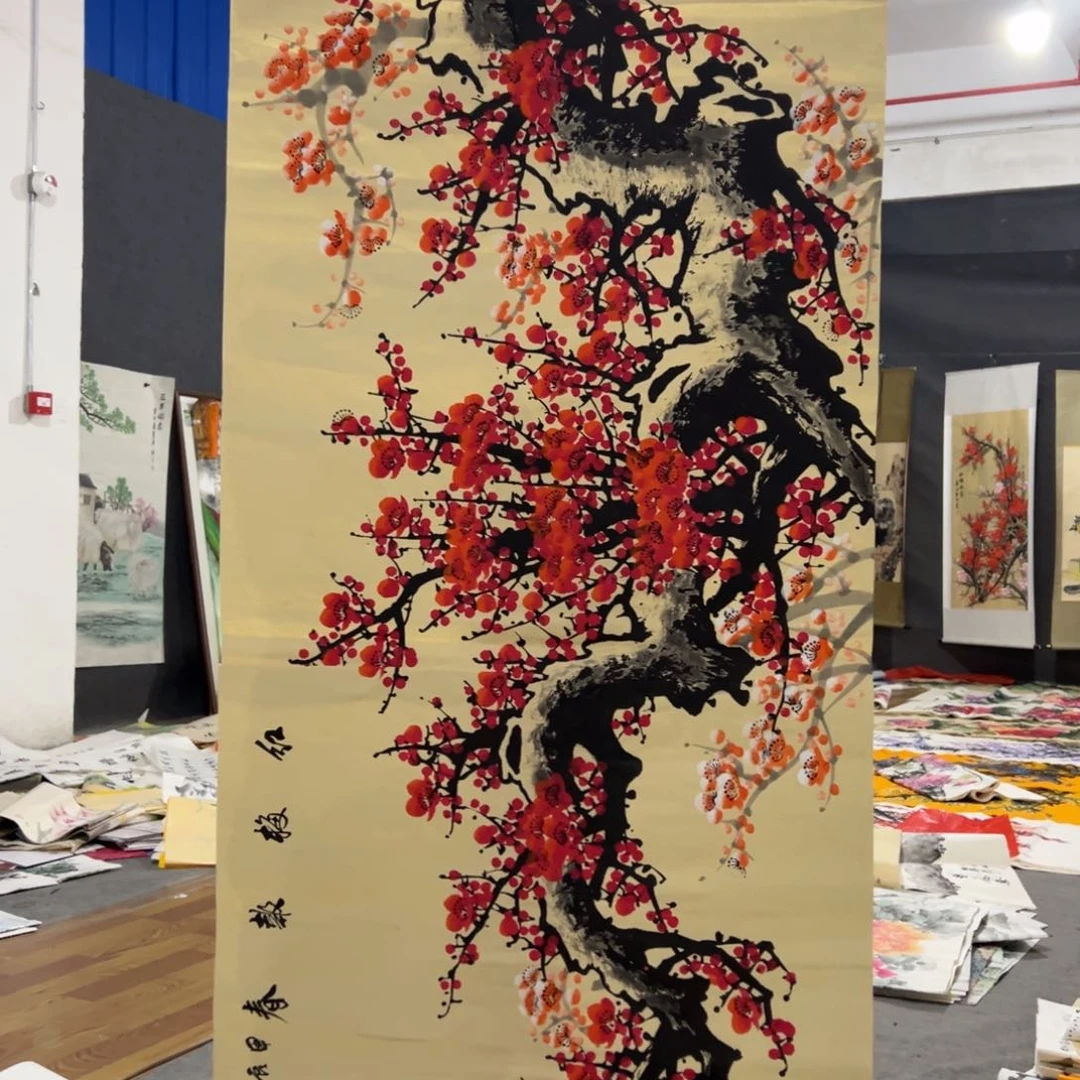 国画国画作品画心一张