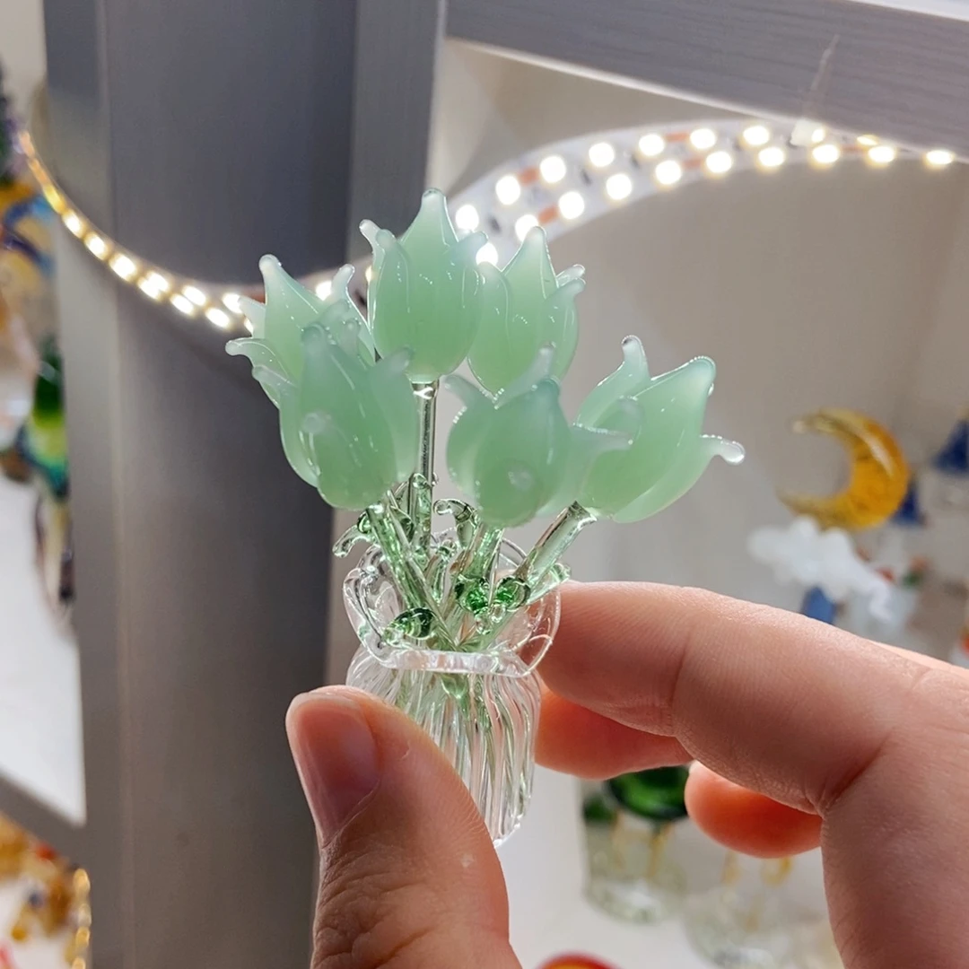 手工艺品琉璃郁金香