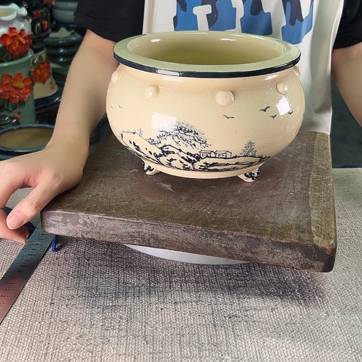 泳坤堂石湾盆陶瓷
