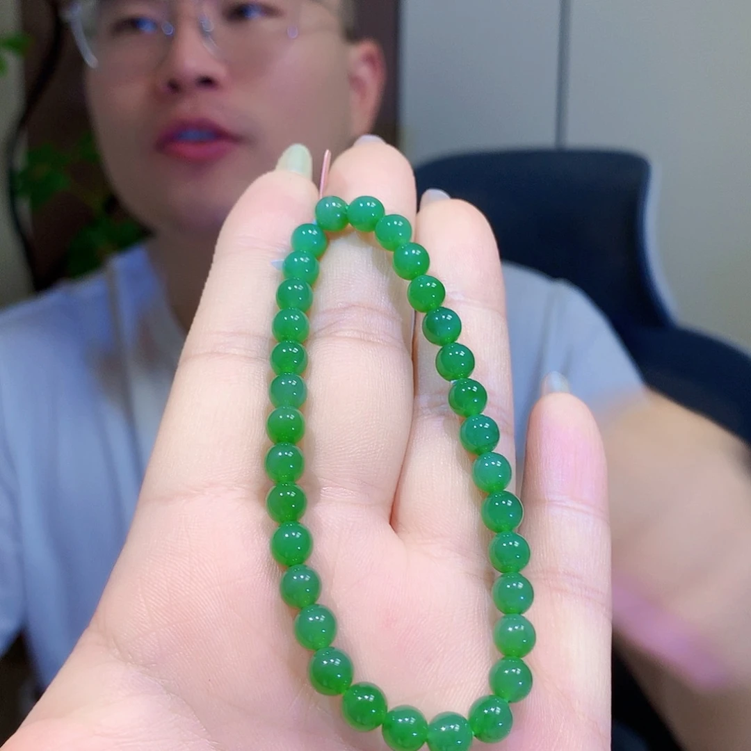 未镶嵌手链和田玉（碧玉）卡6