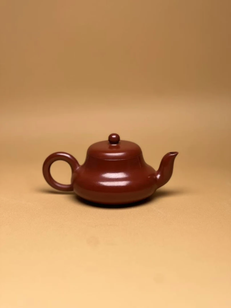 潮具（莲子壶君德壶）潮州手制朱泥原矿小容量茶壶家用功夫茶具红泥