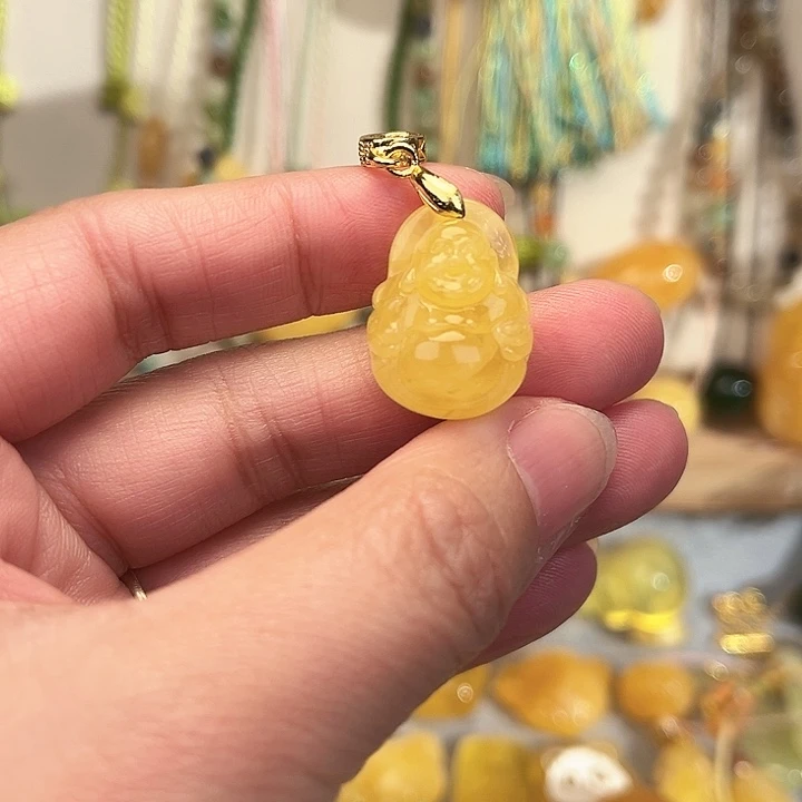 蜜蜡颈饰未镶嵌蜜蜡