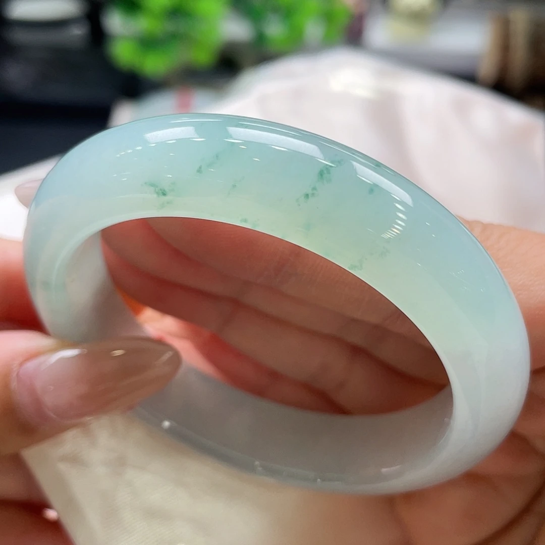 未镶嵌手镯翡翠75号52.5