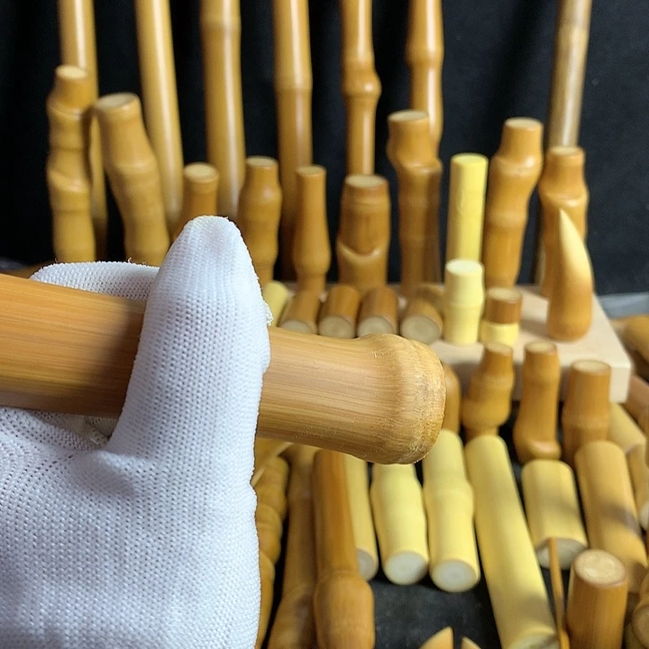 【闪购商品】咖*粉实心玉竹红皮刻字