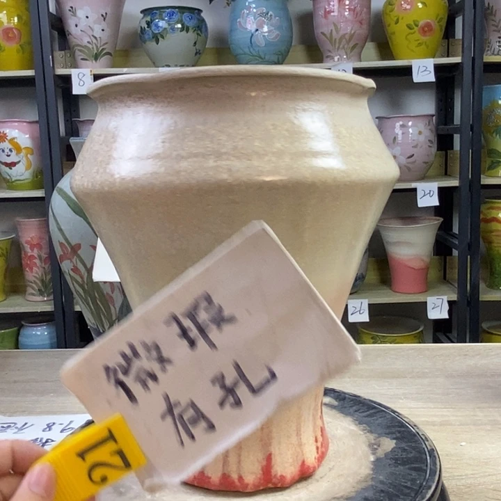 景德镇高温陶瓷花盆