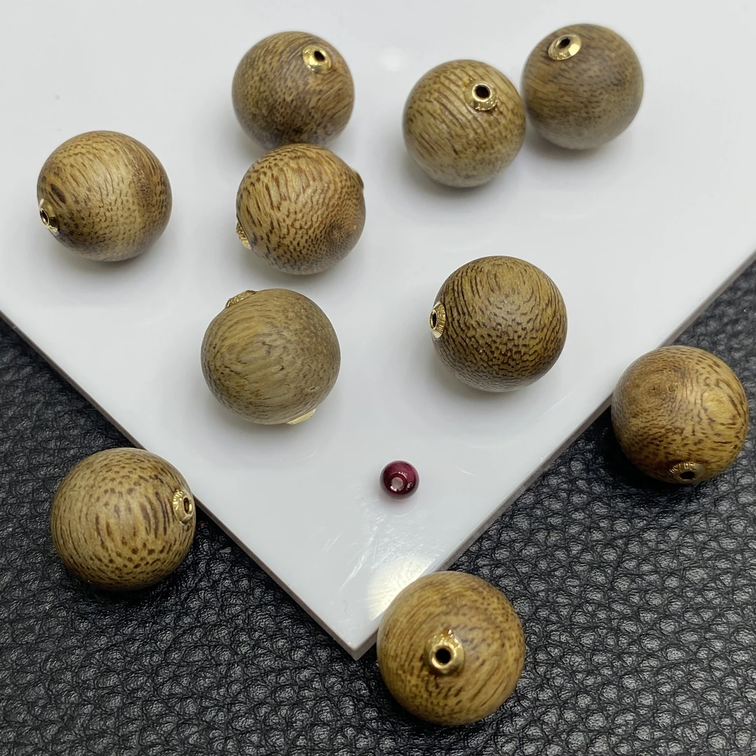 「戴琴珠宝」FR5375-18K金镶嵌12mm左右单珠加一粒石榴石