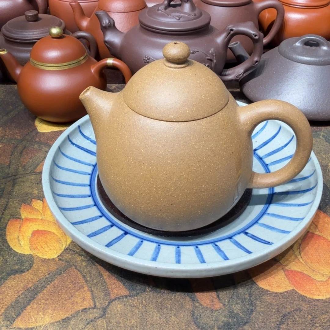 茶壶紫砂龙蛋段砂